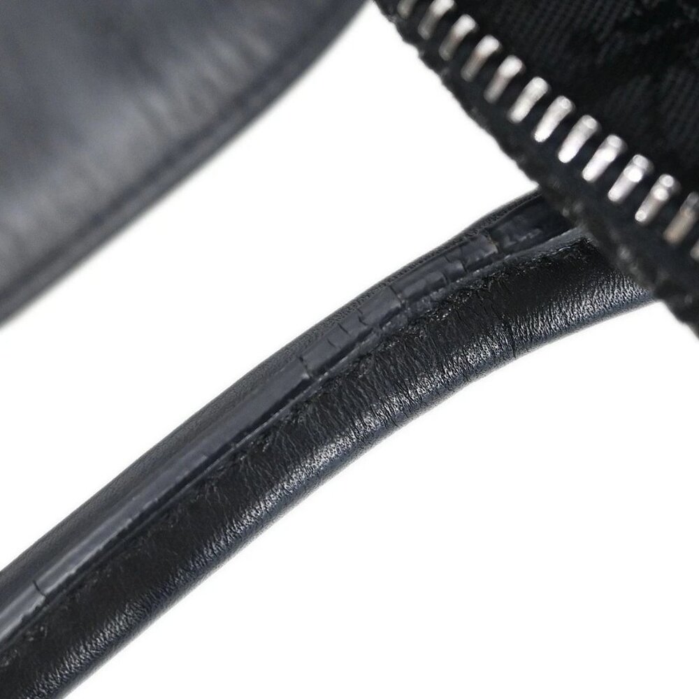 Christian Dior Black Canvas Jeanne Handbag 05-MA-0057 116917 - Picture 8 of 10